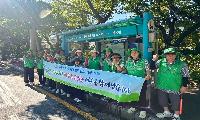여서동 새마을지도자·부녀회, 버스정류장 청소 봉사